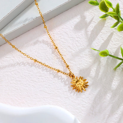 Sun Pendant Necklace