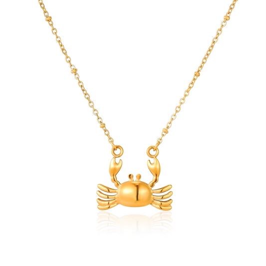 Crab Pendant Necklace
