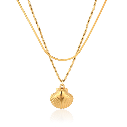 Shell Double Layer Necklace