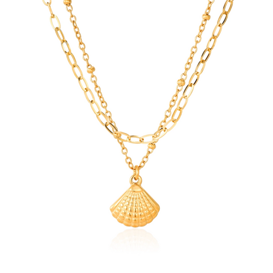 Shell Double Layer Necklace