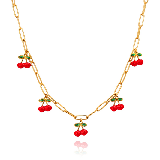 Red Cherry Necklace