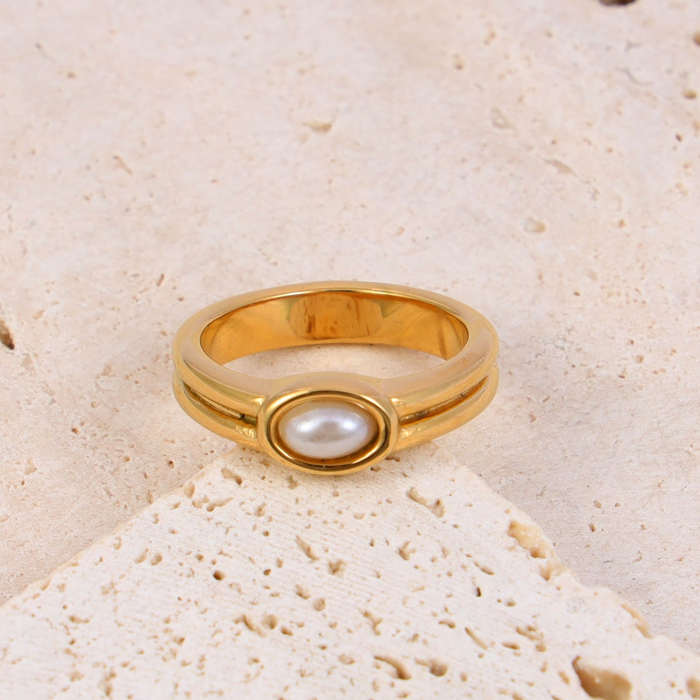 Pearl Gold Ring