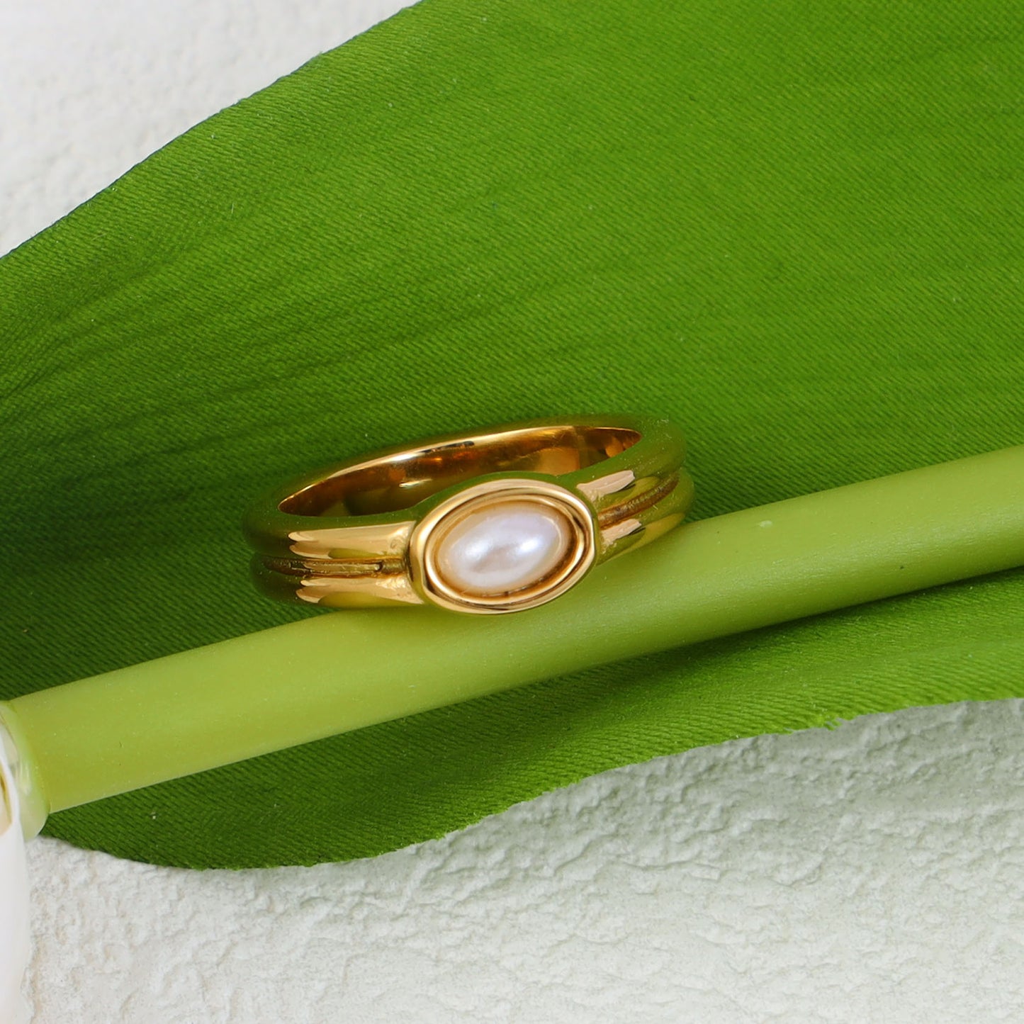 Pearl Gold Ring