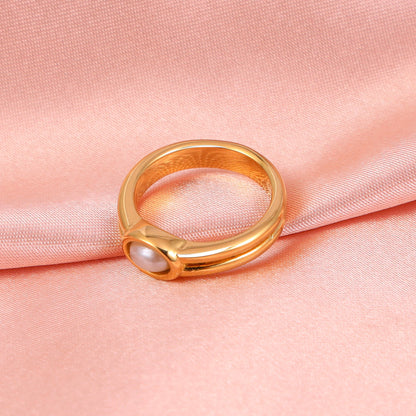 Pearl Gold Ring