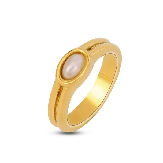 Pearl Gold Ring