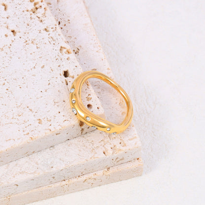 Zircon Gold Ring