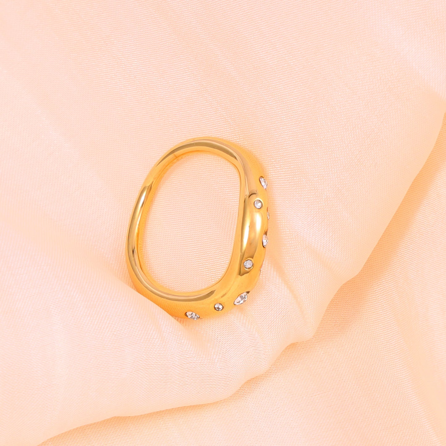 Zircon Gold Ring