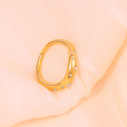 Zircon Gold Ring