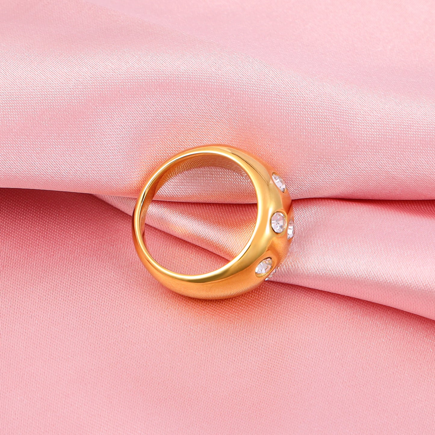 Zircon Gold Ring