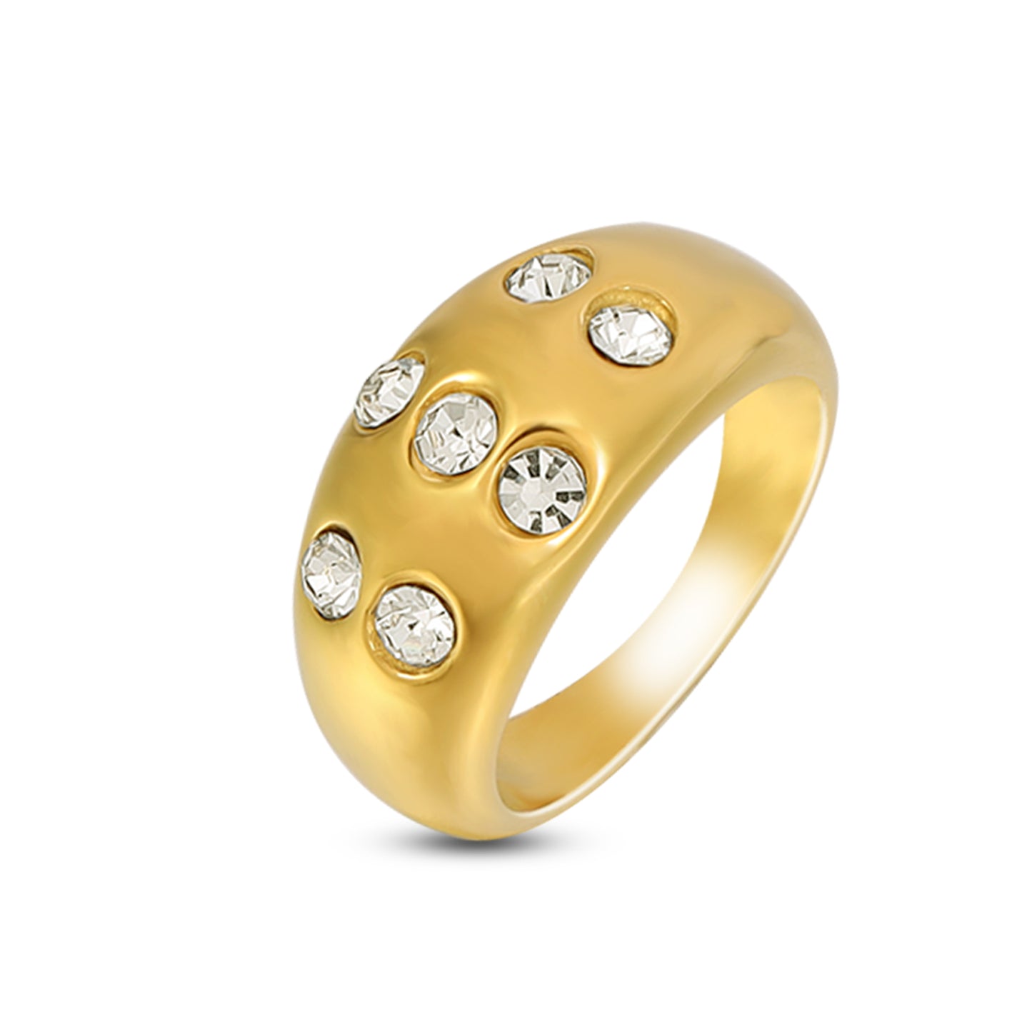 Zircon Gold Ring