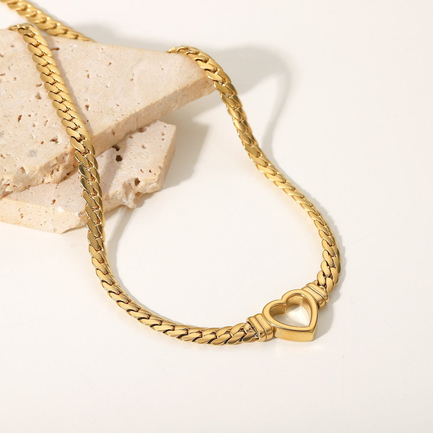 Heart Clavicle Chain Necklace