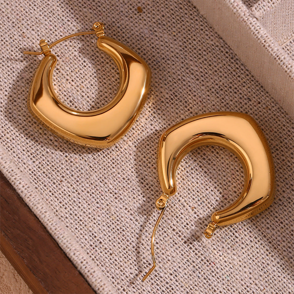 Gold Hoop Earrings