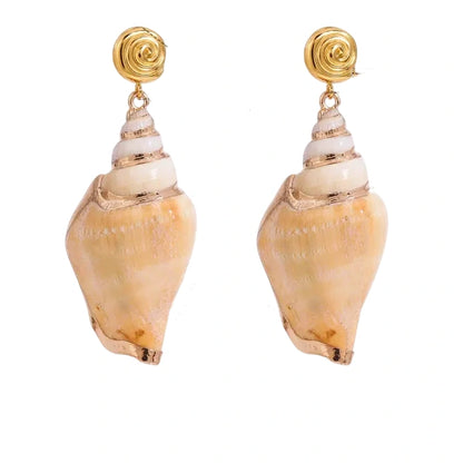 Conch Shell  Earrings