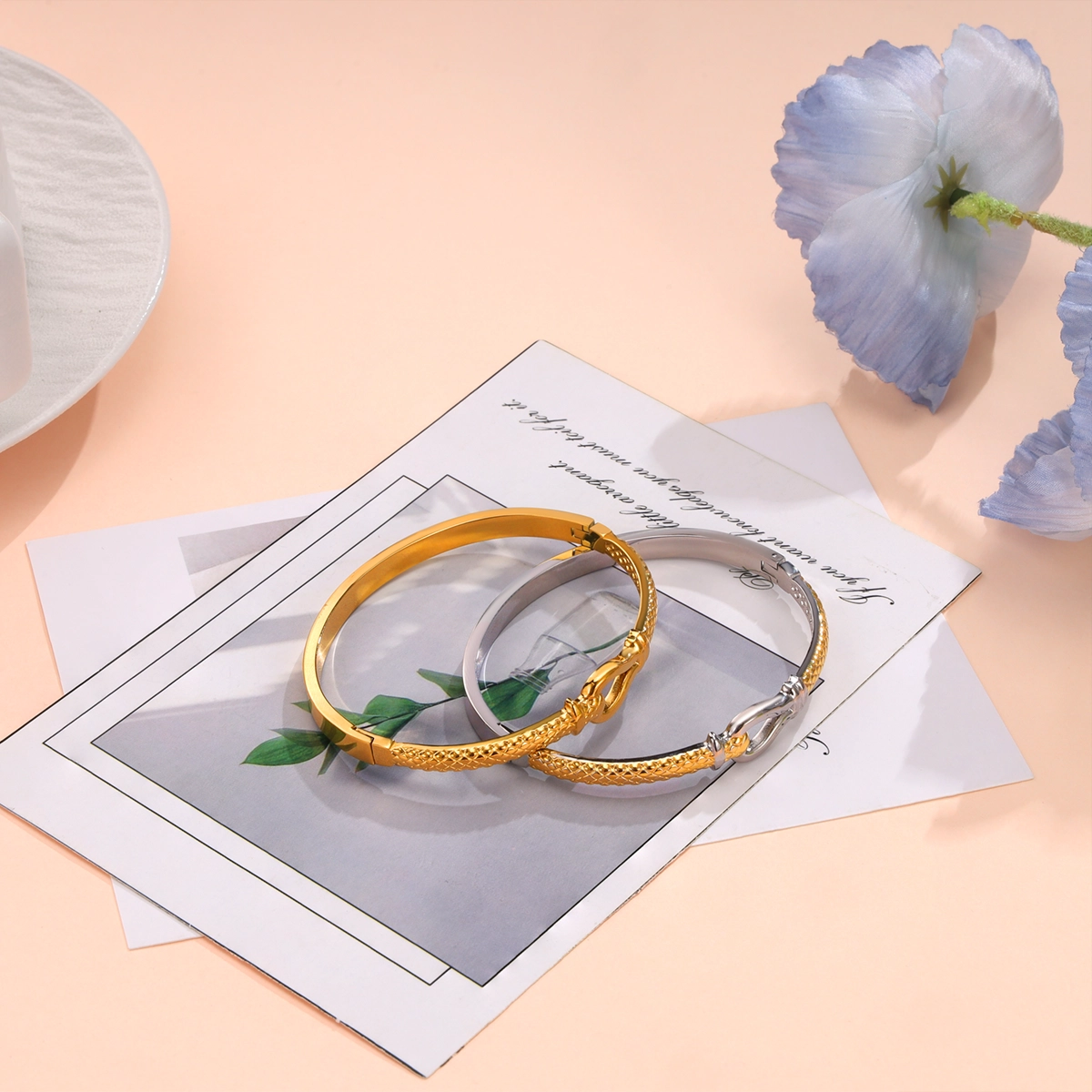 Horseshoe Clasp Bracelet Bangle