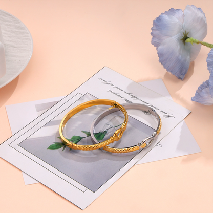 Horseshoe Clasp Bracelet Bangle