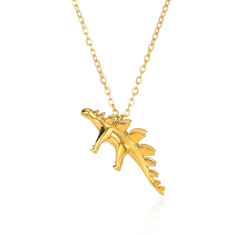 Stegosaurus Pendant Necklace