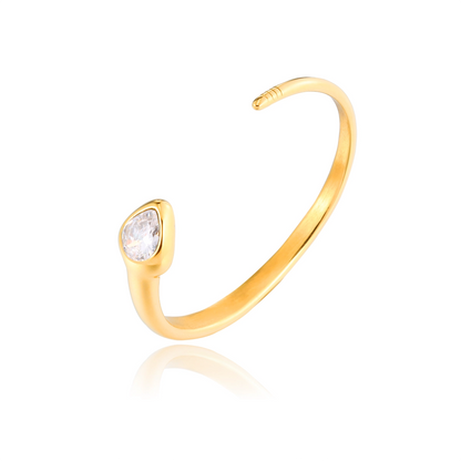 Zircon Stone Snake Shape Bracelet Bangle
