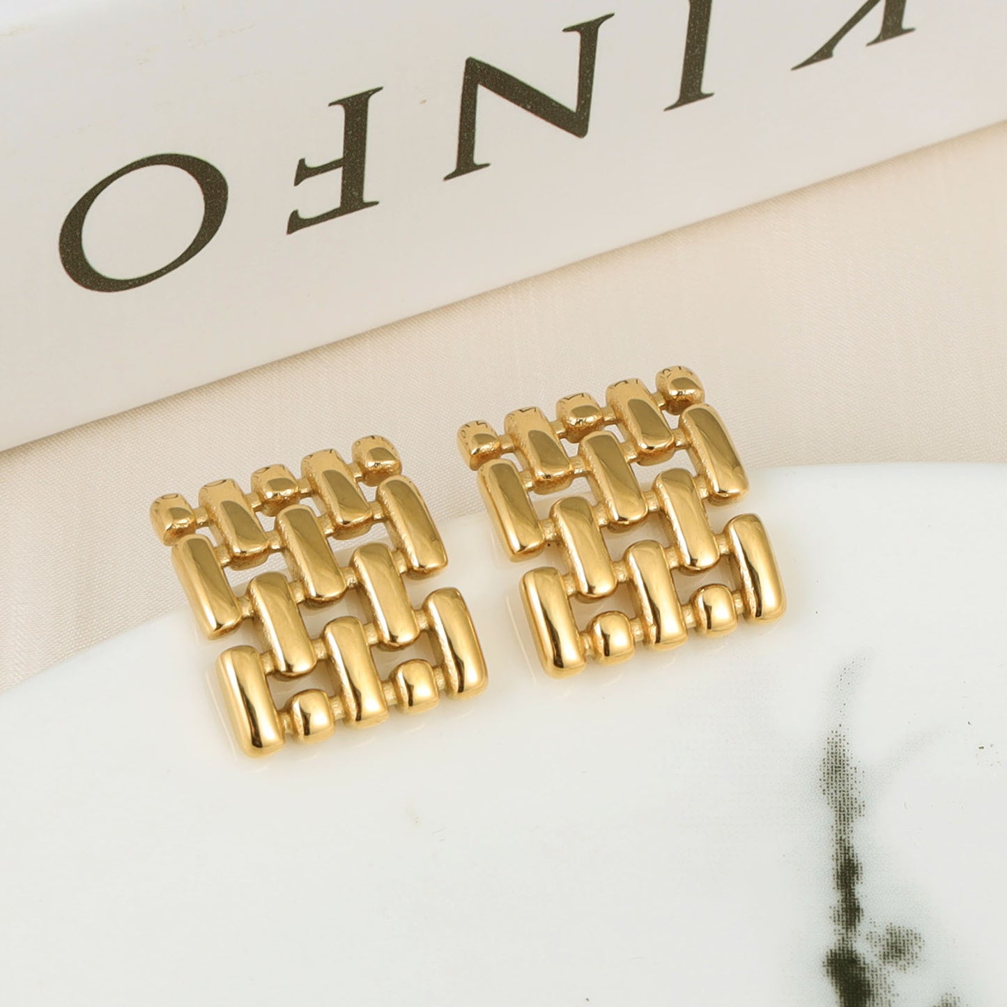 Hollow Stud Earrings