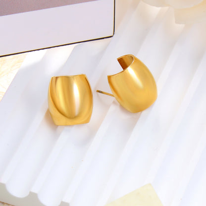 Hoop Stud Earrings