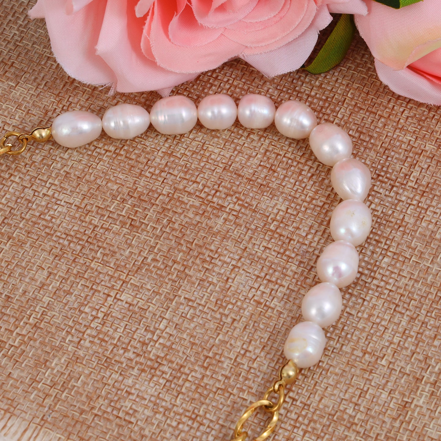 Natural Pearl Chain Necklace