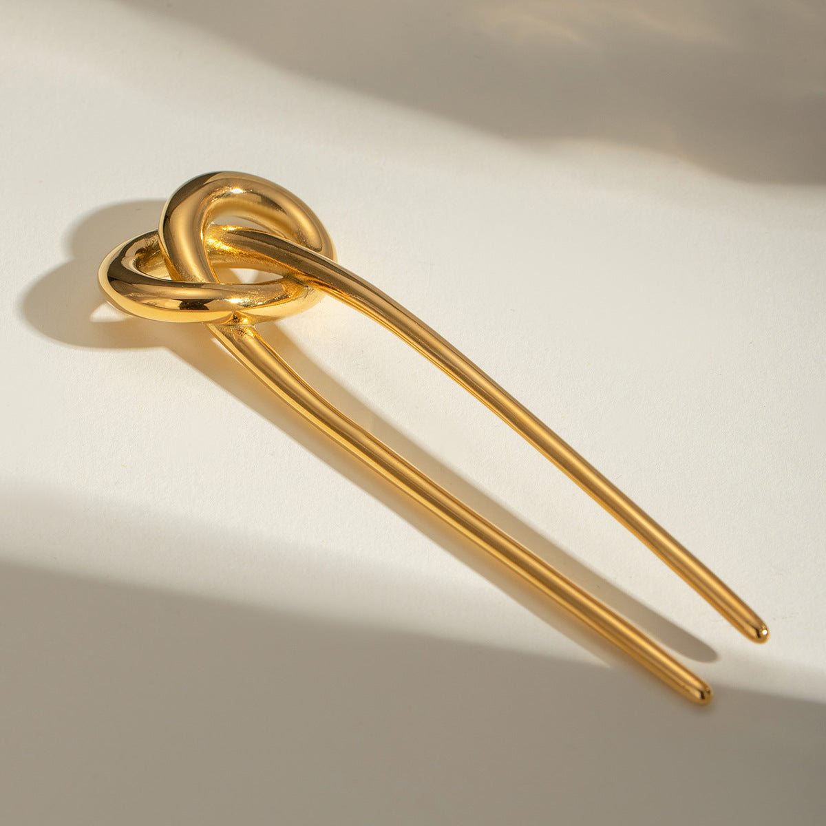 Knotted U-shaped French Hair Pin