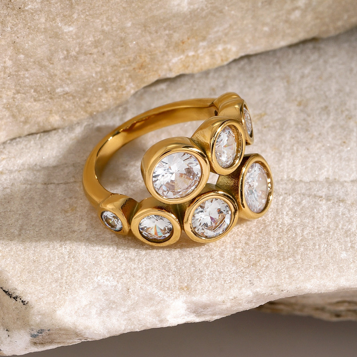 Starlight Zircon Ring