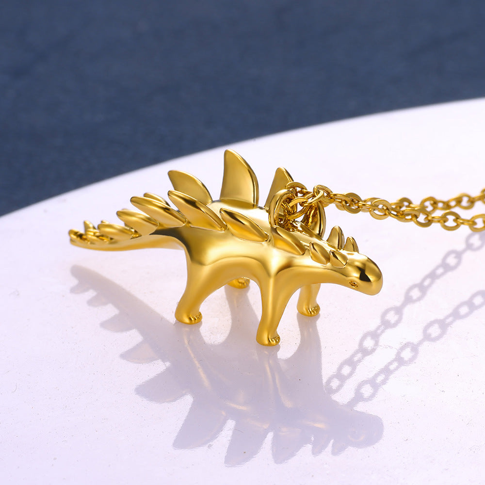 Stegosaurus Pendant Necklace