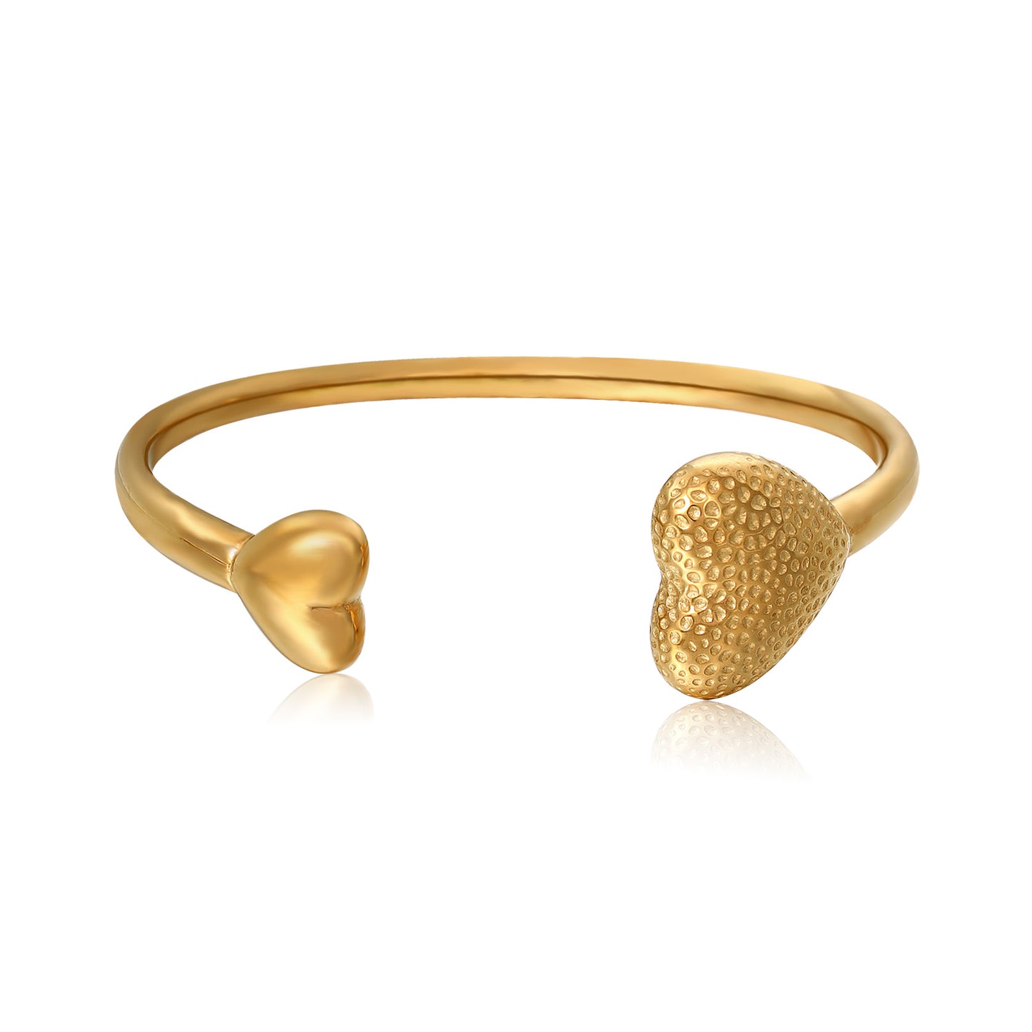 Heart Shape Cuff Bracelet