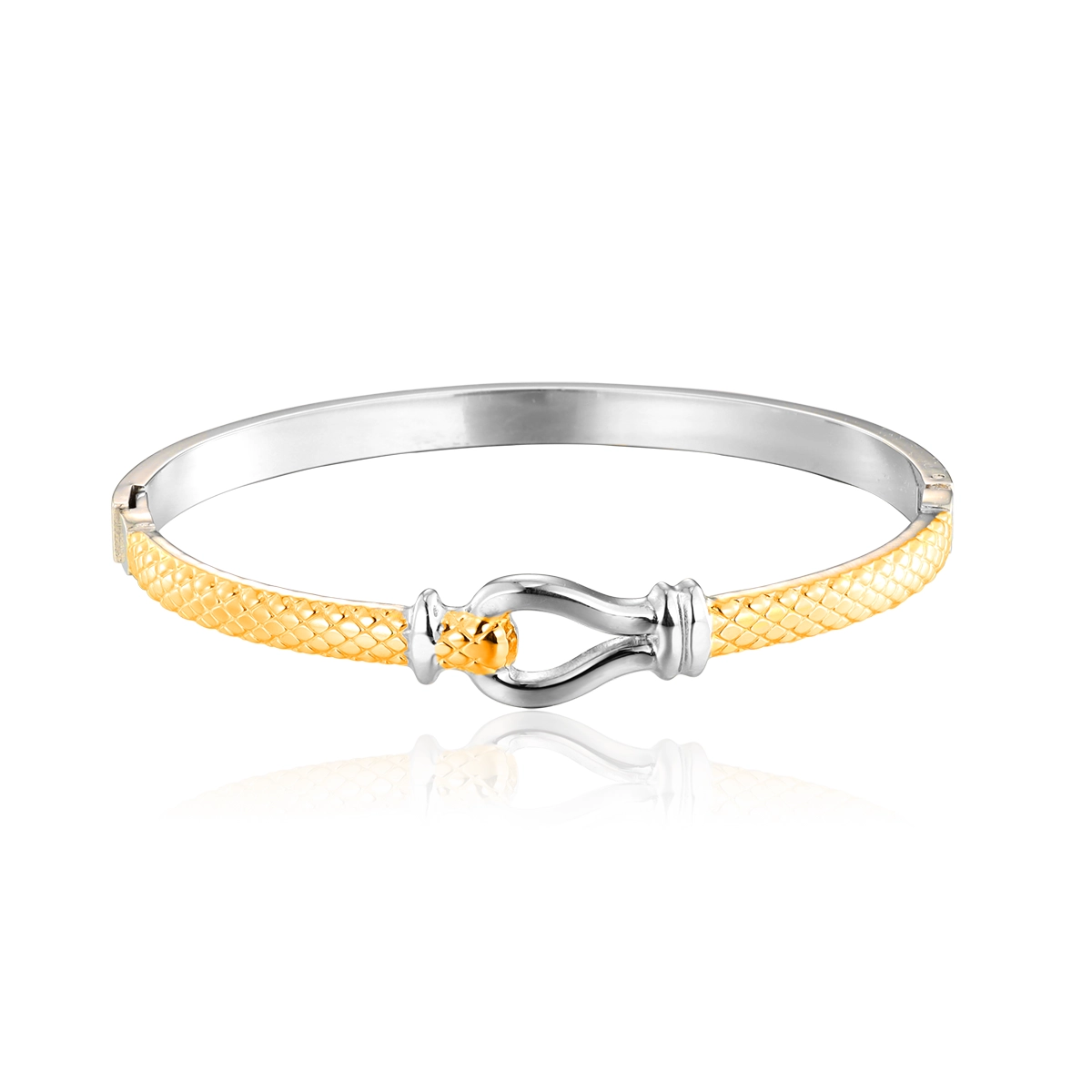 Horseshoe Clasp Bracelet Bangle