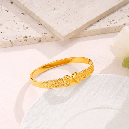 X Symbol Bracelet Bangle