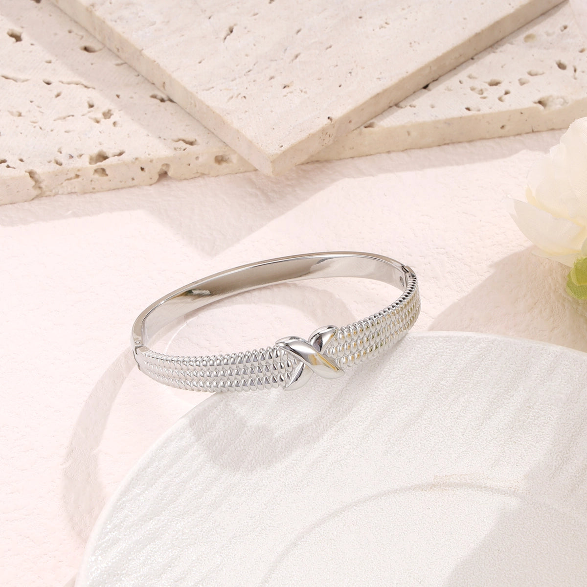 X Symbol Bracelet Bangle