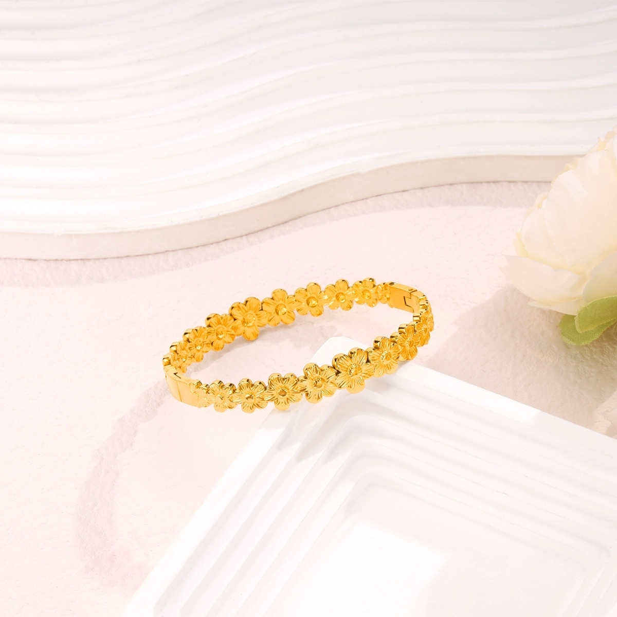 Flower Bracelet Bangle