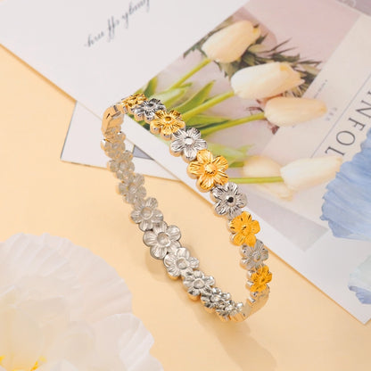 Flower Bracelet Bangle