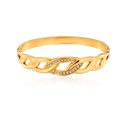 Zircon Chain Link Bracelet Bangle