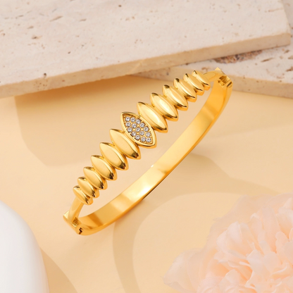 Marquise Shape Bracelet Bangle