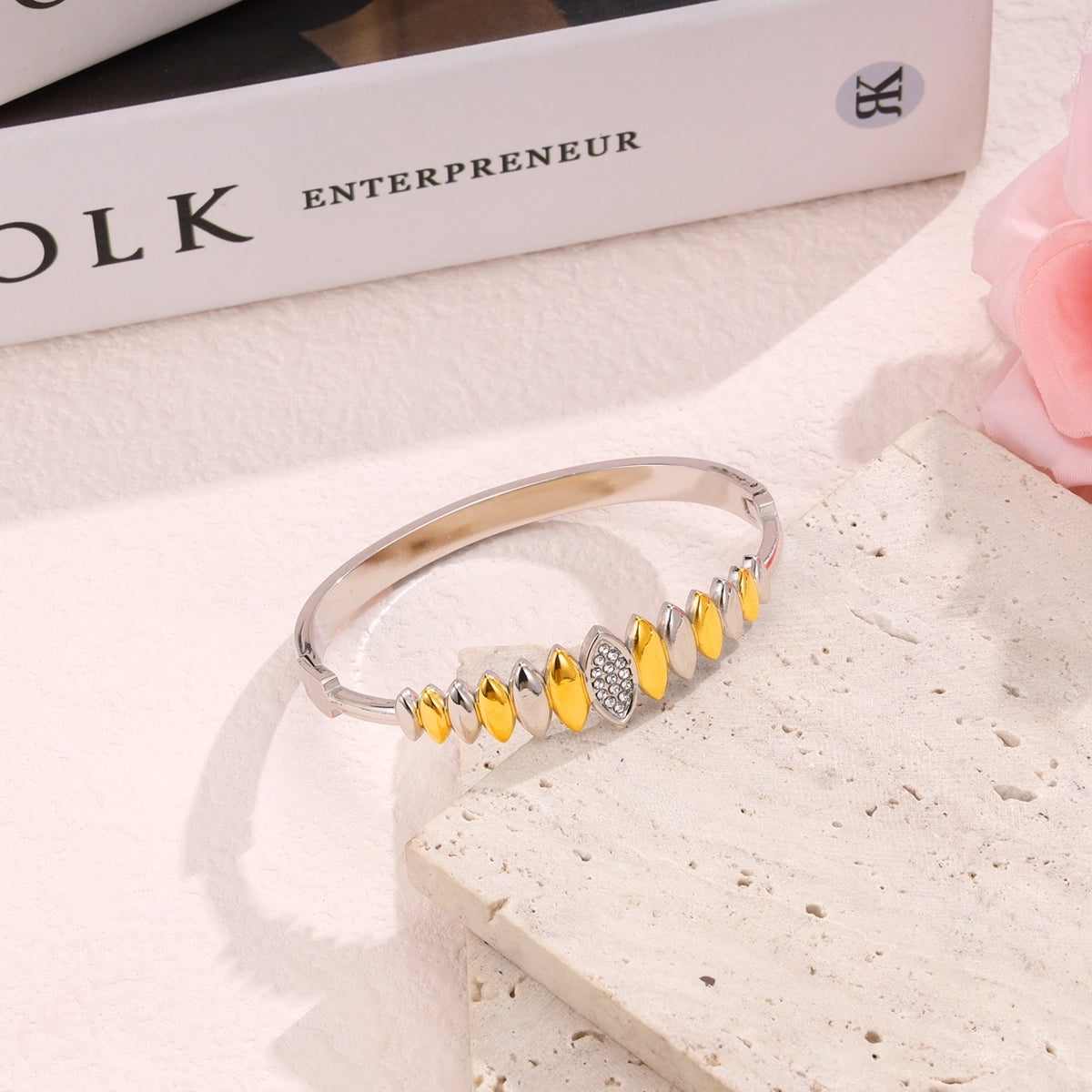 Marquise Shape Bracelet Bangle