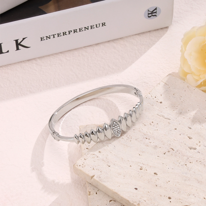 Marquise Shape Bracelet Bangle