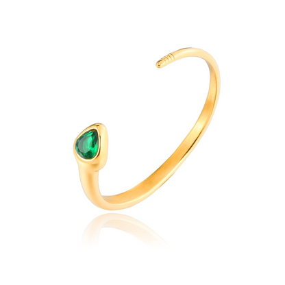 Zircon Stone Snake Shape Bracelet Bangle