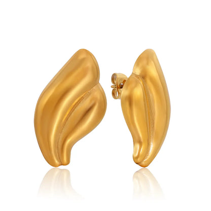 Angel Wing Gold Earrings