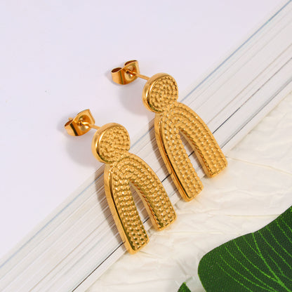 Geometric Stud Earrings