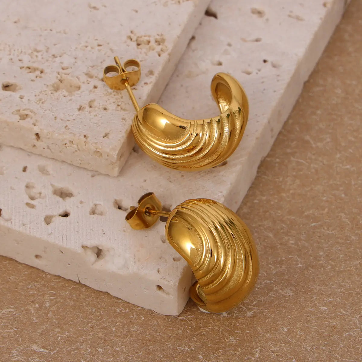 Hoop Gold Earrings