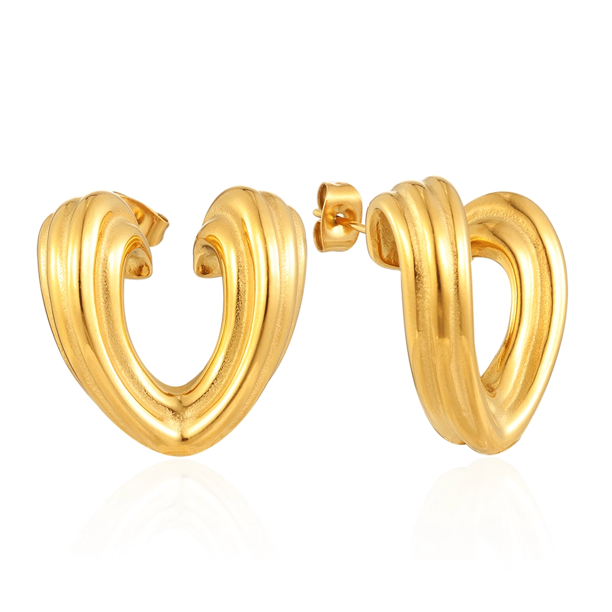 Heart Stud Earrings