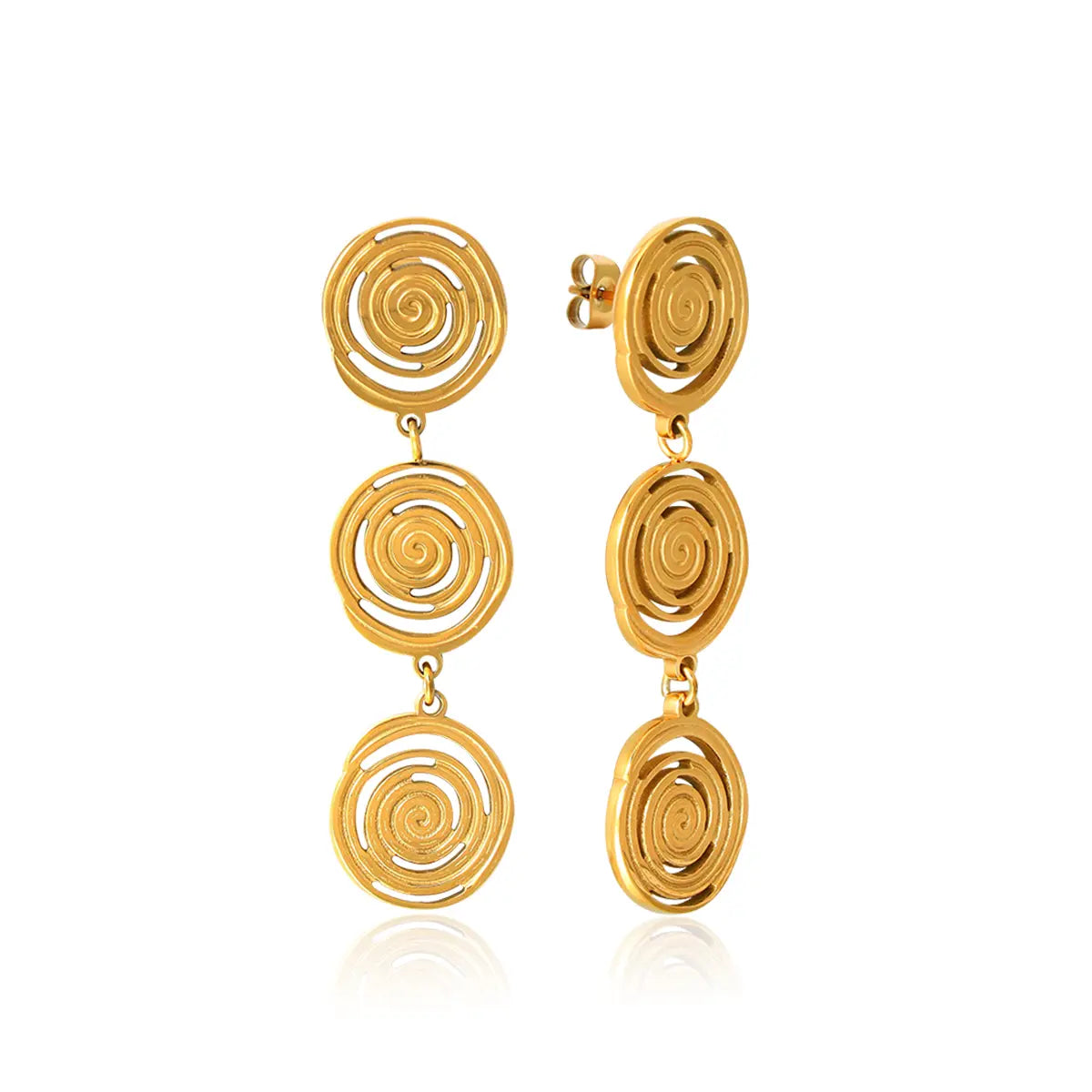 Spiral Drop Earrings