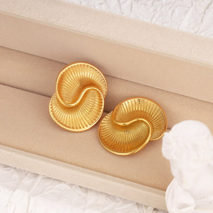 Spiral Stud Earrings