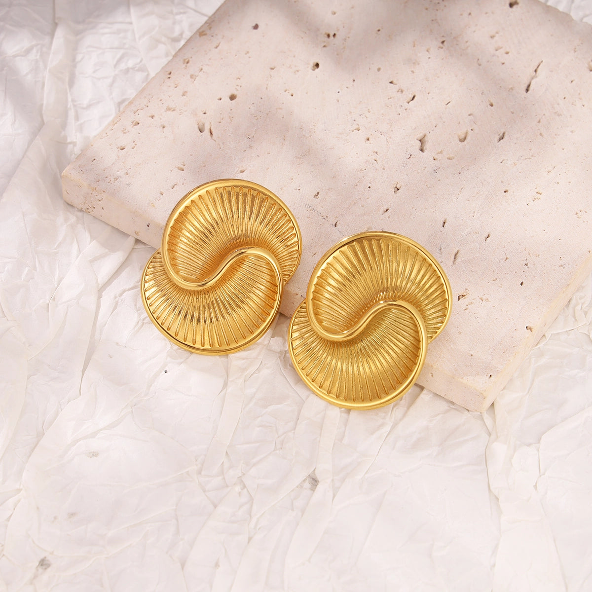 Spiral Stud Earrings
