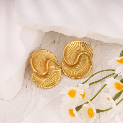 Spiral Stud Earrings