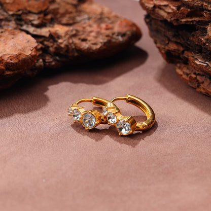 Mini Diamond Earrings