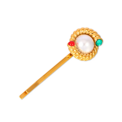 Czech Gem Pearl Bobby Pins