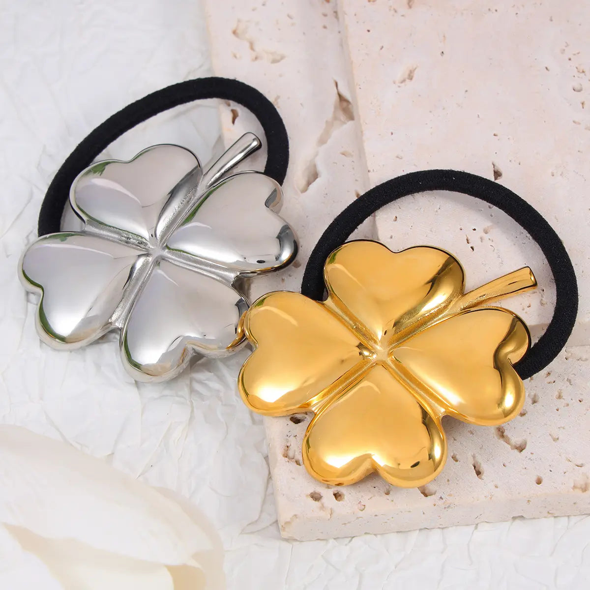 Four Leaf Clover Pony Cuff