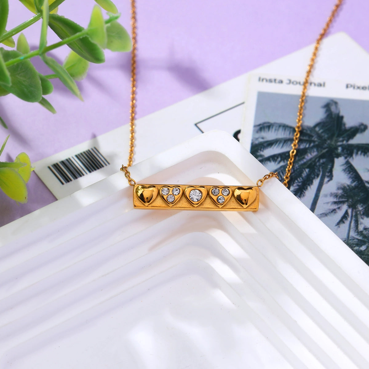 Hearts Pendant Necklace